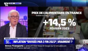 Inflation : "Les consommateurs ont changé leurs méthodes de s'alimenter et d'aller faire les courses" constate Jean-Yves Mano, président de la CLCV