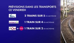 Grève contre la réforme des retraites : le trafic SNCF toujours «fortement perturbé» ce vendredi et ce week-end