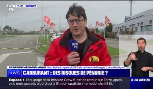 Fabien Privé Saint-Lanne (CGT): "L'intersyndicale a reconduit la grève à la raffinerie de Donges jusqu'à jeudi 21h"