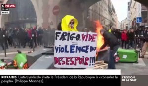 Regardez les violences qui ont éclaté en marge des manifestations contre la réforme des retraites le 11 mars 2023 à Paris