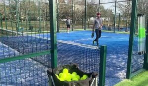 Images maritima: quelques échanges de padel au Tennis Club Martigues