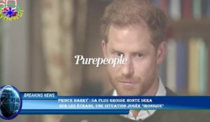 Prince Harry : Sa plus grosse honte sera  sur les écrans, une situation jugée "ironique"