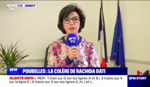 Rachida Dati: "La maire de Paris a les moyens de demander à ce que les poubelles soient collectées, elle refuse de le faire"