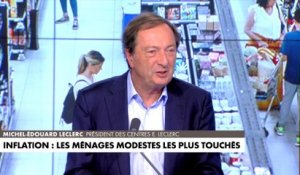 Michel-Édouard Leclerc : «Aujourd’hui, Leclerc n’a même pas fini de répercuter toutes les hausses»