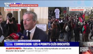 Retraites: "Tous ceux qui ont démarré avant 21 ans feront 43 annuités" affirme Philippe Vigier, député MoDem