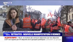 À Rennes, 5000 manifestants ont défilé dans les rues selon les syndicats