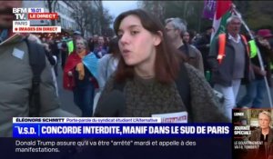 Éléonore Schmitt, syndicaliste étudiante (L'Alternative): "On va utiliser tous les moyens pour se mobiliser, pour bloquer le pays"