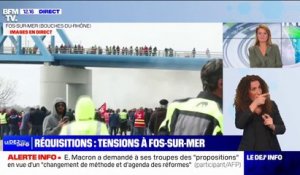 Tensions à Fos-sur-Mer: "Ils ont tirés des gaz lacrymogènes sans sommation", affirme Olivier Mateu (CGT)