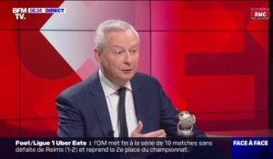 Bruno Le Maire: "La Banque de France confirme que l'inflation devrait refluer vers mi-2023"