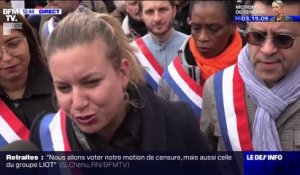 Retraites: pour Mathilde Panot (LFI) "voter pour cette motion de censure, c'est le seul moyen qu'ont les députés pour dire leur refus"