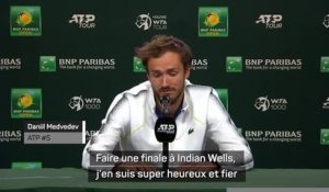 Indian Wells - Medvedev est déçu mais ne retient que le positif