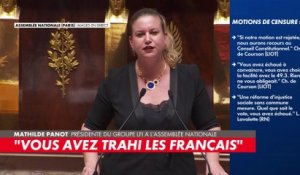 Mathilde Panot : «Vous avez précipité le pays dans une crise de régime»