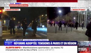 Paris: des feux de poubelles mais pas de dégradations visant des commerces, selon le journaliste de Marianne Laurent Valdiguié