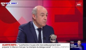 Olivier Marleix (LR): "La réforme n'a pas été merveilleusement bien préparée, Emmanuel Macron n'est pas un champion du dialogue social"