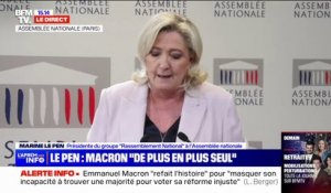 Marine Le Pen: "Madame Borne sort pulvérisée de cette séquence"
