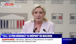 Marine Le Pen: "Il y a de grandes chances que le président de la République procède à un remaniement d'ici quelques semaines"