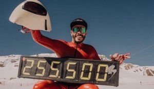 Flashé à 255,5 km/h, un skieur français tape le record du monde de vitesse à ski !