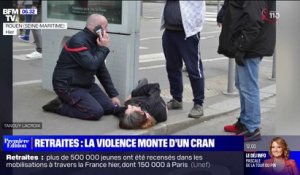 Retraites: des tensions dans plusieurs villes lors des manifestations, 172 personnes interpellées en France