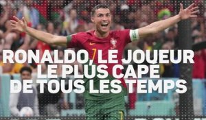 Portugal - Ronaldo, le joueur le plus capé de tous les temps