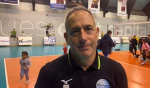 Interview maritima: Christophe Charroux après l'élimination de Martigues Volley