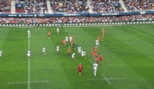 TOP 14 - Essai de Arthur JOLY (MHR) - USA Perpignan - Montpellier Hérault Rugby - Saison 2022-2023