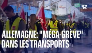 Allemagne: un mouvement de grève d’ampleur paralyse les transports