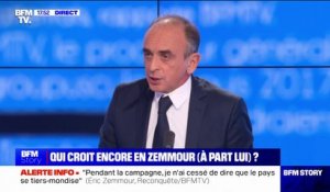 Éric Zemmour: "Pendant la campagne présidentielle, je n'ai cessé de dire que le pays se tiers-mondise"