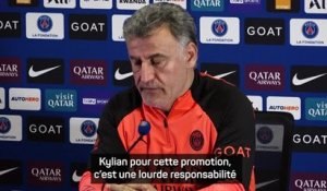 PSG - Galtier : “C'est le bon choix que Kylian soit le capitaine de l'équipe de France”