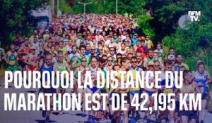 Pourquoi la distance du marathon est précisément de 42,195 km