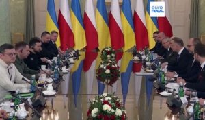 La Pologne assure Zelensky du soutien à la candidature ukrainienne à l'Otan