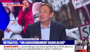 Laurent Escure (Unsa): "L'entêtement et la radicalisation ne sont que d'un côté"