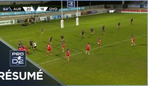 PRO D2 - Résumé Stade Aurillacois-Oyonnax Rugby: 27-25 - J27 - Saison 2022/2023