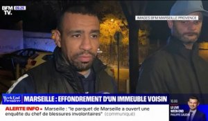 Effondrement à Marseille: sous le choc, les riverains témoignent d'une violente "détonation"
