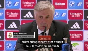 28e j. - Ancelotti : "Ce n'est pas une défaite qui va changer notre état d'esprit"