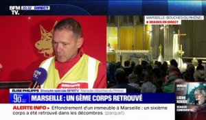 Immeubles effondrés à Marseille: l'ensemble des 6 corps retrouvés ont été "extraits" des décombres et "remis aux autorités judiciaires", affirme Christophe Guillemette (marins-pompiers)