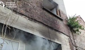 Incendie d'une remise remplie de bric-à-brac près de la brasserie du Brussels Beer Project
