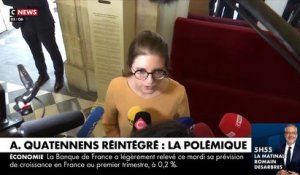 Colère de la majorité après l'annonce de la réintégration dans la France Insoumise de Adrien Quatennens