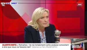 Marine Le Pen: "Élisabeth Borne invite les présidents des groupes pour leur dire qu'il va y avoir un ralentissement du travail parlementaire"