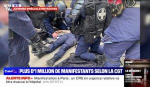 Une policière de 28 ans blessée lors de la manifestation parisienne contre la réforme des retraites