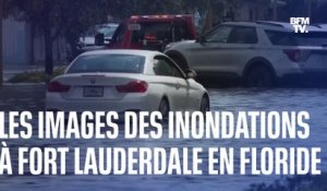 Les images des impressionnantes inondations à Fort Lauderdale en Floride