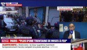 Manifestants retenus à Paris: "Des individus qui ont été interpellés" indique Laurent Nuñez