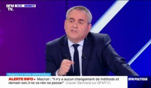 Xavier Bertrand: "Marine Le Pen est la Grande Muette"