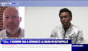 Arrestation de Souleyman: "Mes collègues les ont interpellés en flagrant délit", assure le syndicaliste policier Jean-Christophe Couvy (Unité SGP Police FO)