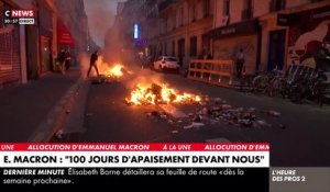 Des incidents et des cortèges sauvages dans plusieurs villes hier soir après l'allocution d'Emmanuel Macron : Paris, Lyon, Bordeaux, Nantes, Angers...