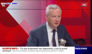 Bruno Le Maire: "La France a une croissance qui crée de l'emploi"