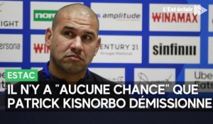 Patrick Kisnorbo ne démissionnera pas de son poste d'entraîneur de l'Estac