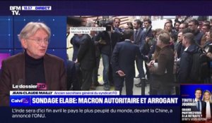 Impopularité d'Emmanuel Macron: "Les gens considèrent qu'il ne nous écoute pas" estime Jean-Claude Mailly (ancien secrétaire général de FO)