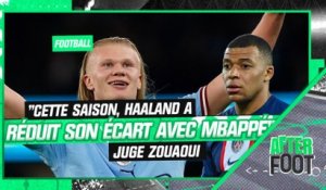 Football : "Cette saison, Haaland a réduit son écart avec Mbappé", juge Zouaoui