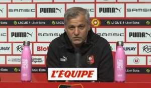 Bruno Génésio (Rennes) : « On sait qu'on n'a pas le droit à l'erreur » - Foot - Rennes