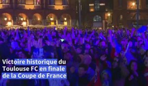 À Toulouse, la folie place du Capitole après la victoire du TFC en Coupe de France